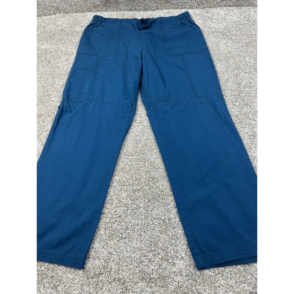 Carhartt Blue Ripstop Scrub Pants #C57008 "Tradesman" Size XL #0011
